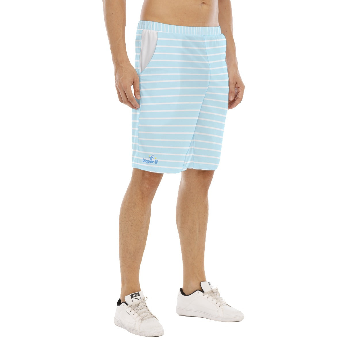 Adult Baby Play Shorts - Baby Blue