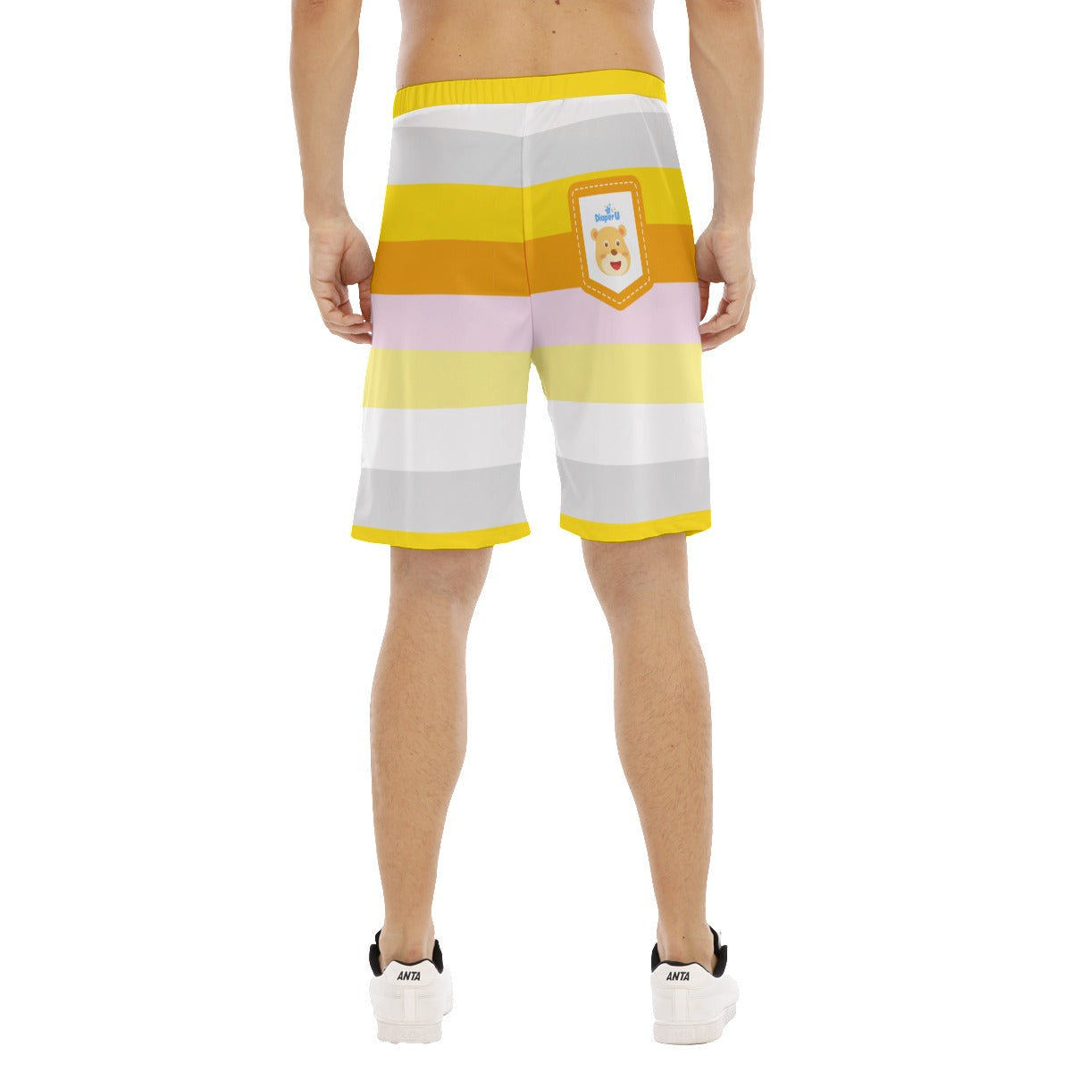 Adult Baby Play Shorts - Yellow