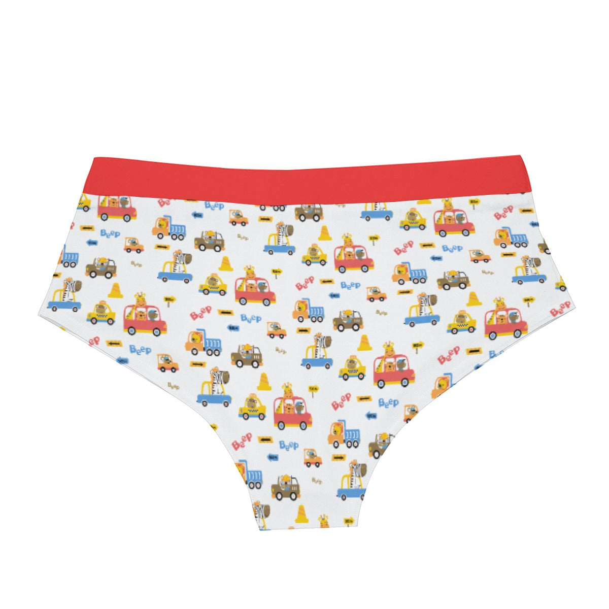 Baby Boy Briefs - Red Animals