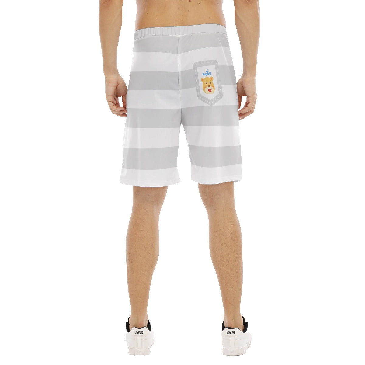 Adult Baby Play Shorts - Grey