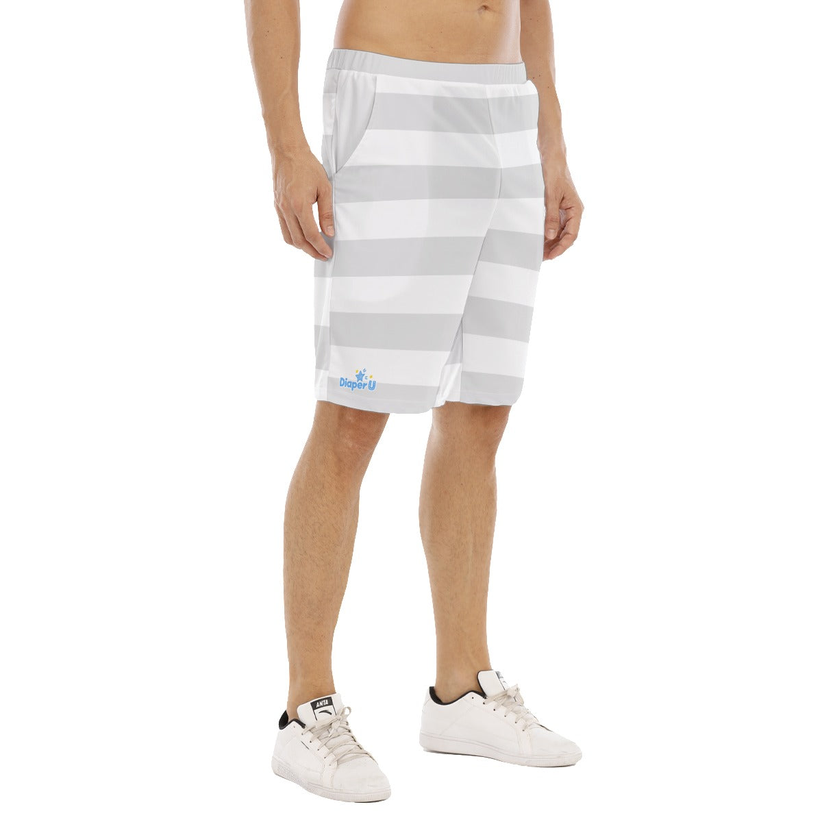 Adult Baby Play Shorts - Grey