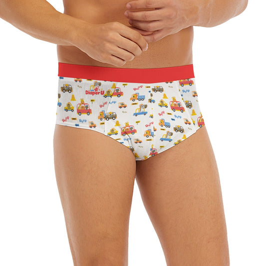Baby Boy Briefs - Red Animals