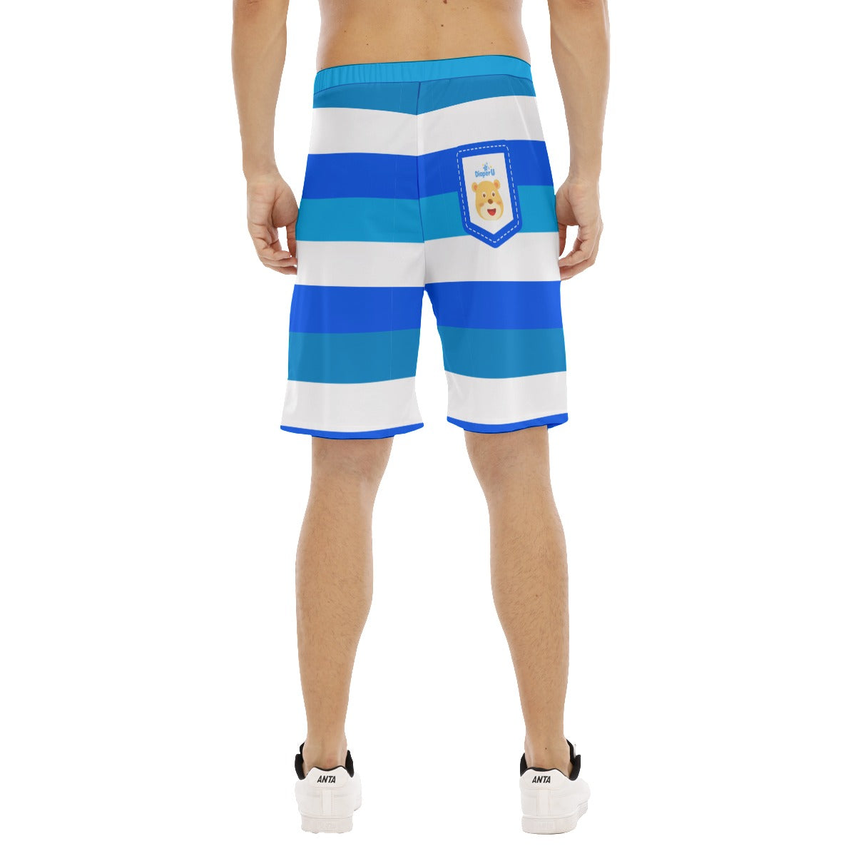 Adult Baby Play Shorts - Blue