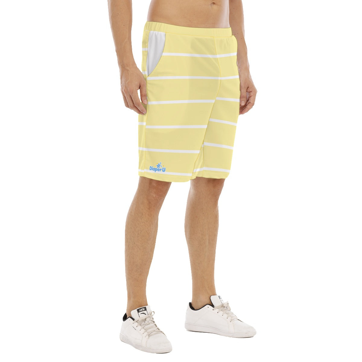 Adult Baby Play Shorts - Baby Yellow