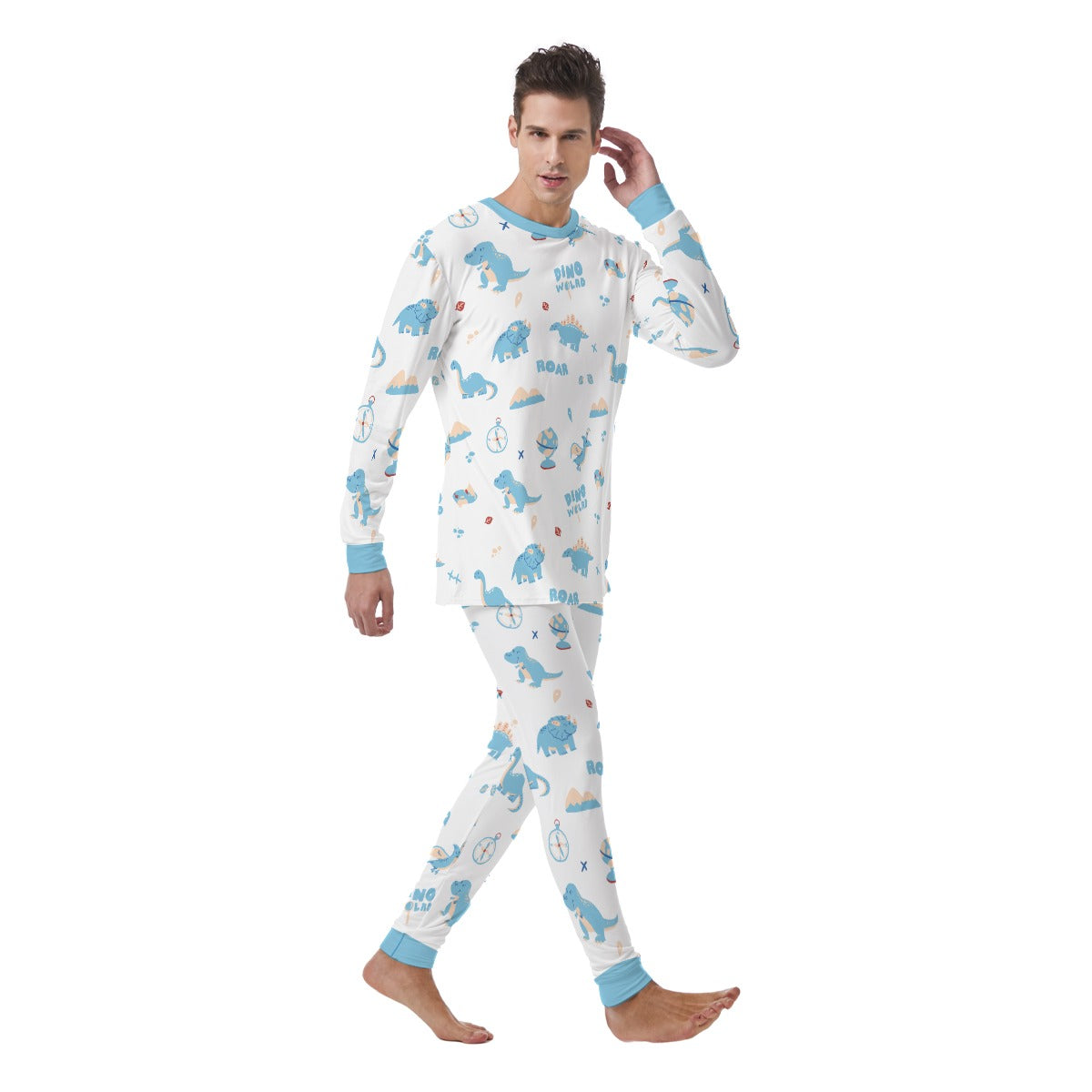 ABDL Ultra Soft Pajama Sets - Dino "WOLRD"