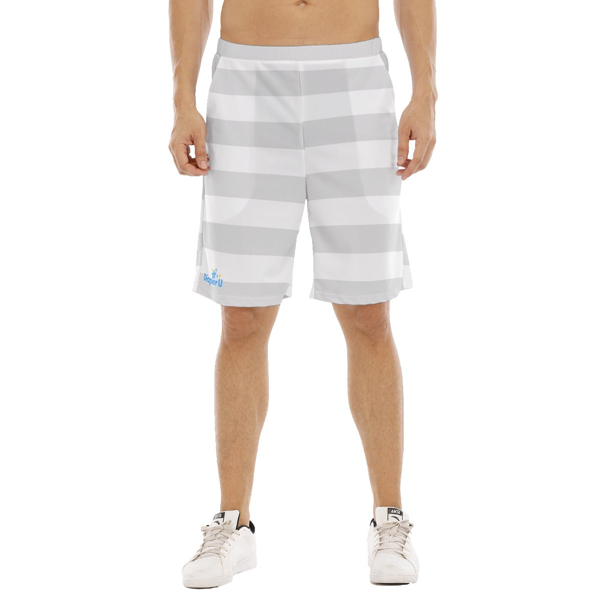 Adult Baby Play Shorts - Grey