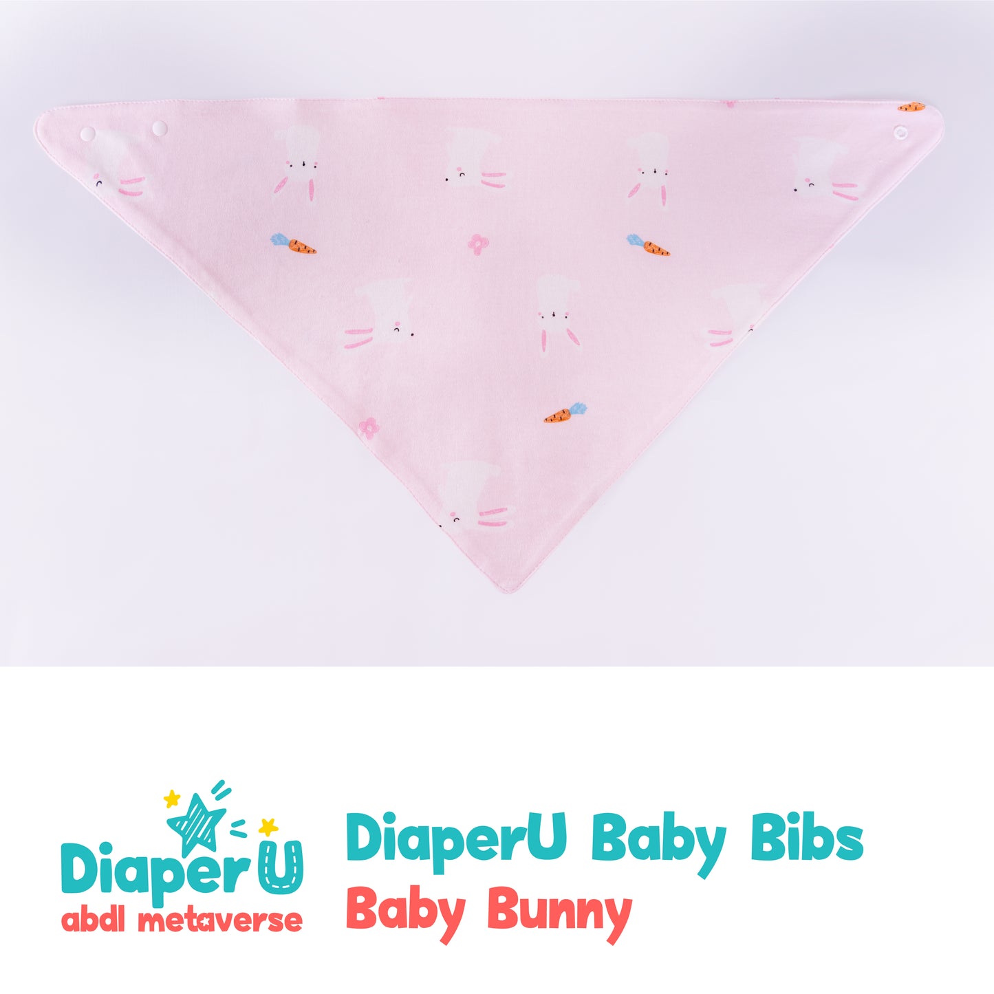 ABDL Baby Bibs - Baby Bunny (Adult Size)