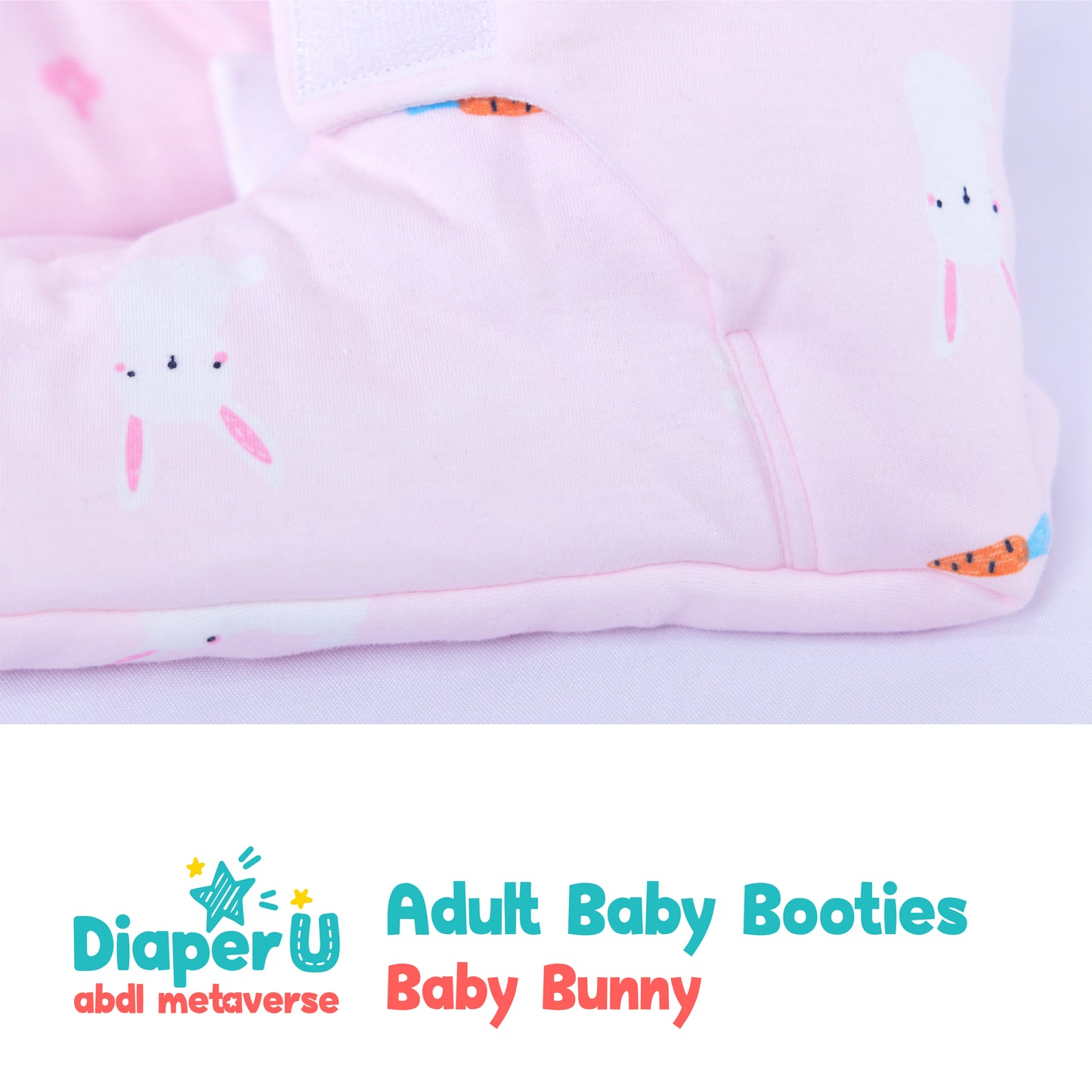 ABDL Baby Booties - Baby Bunny