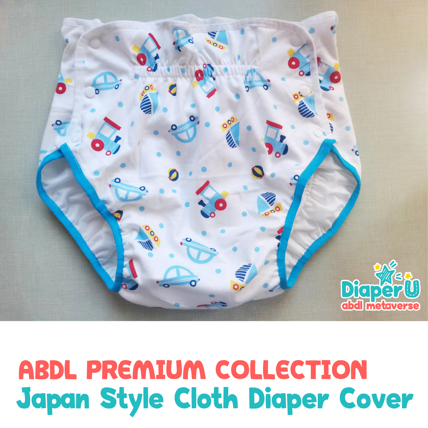 Japan Cloth Diaper Cover - Little Cars