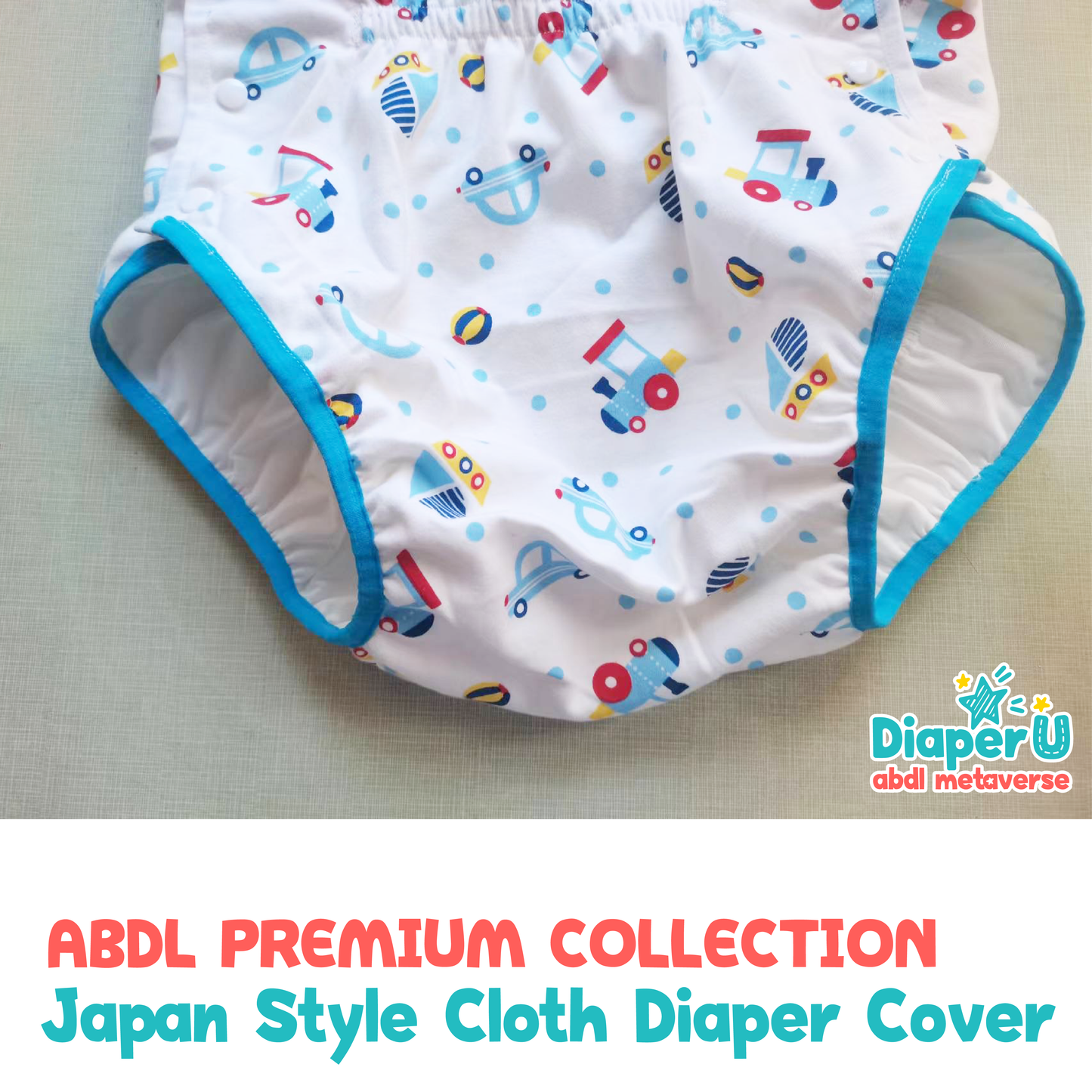 Japan Cloth Diaper Cover - Little Cars