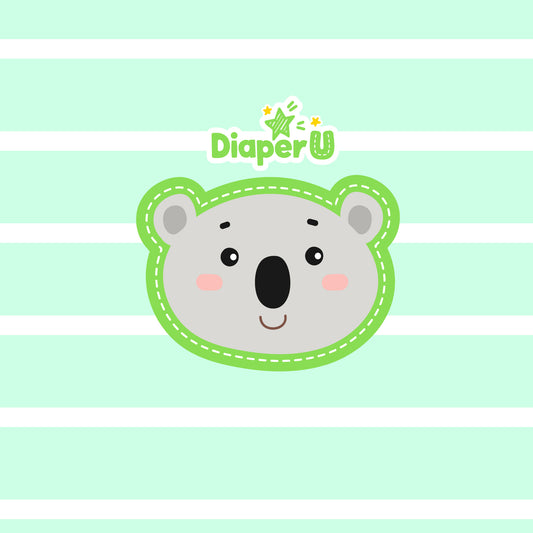 Adult Baby Play Shirt - Green Koala