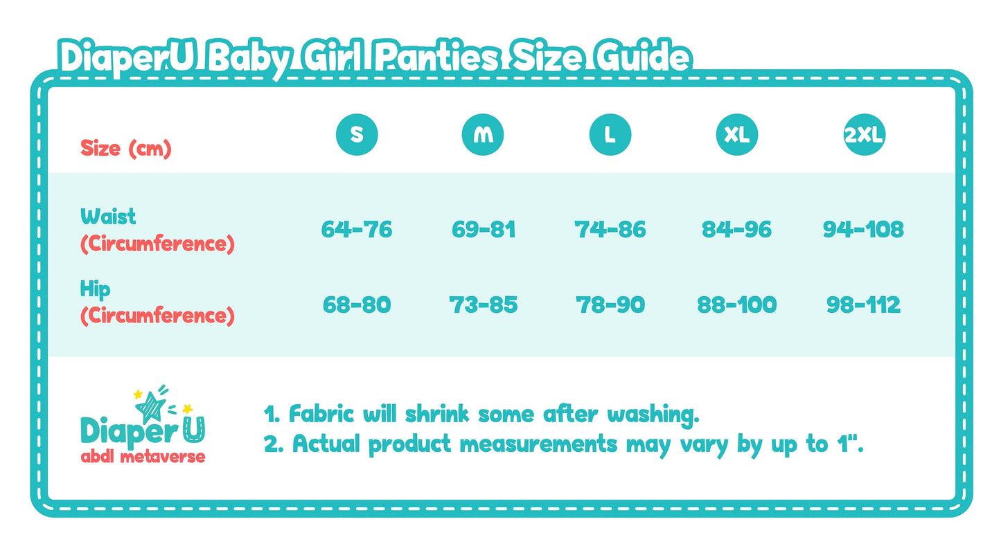 Baby Girl Panties - I'm Baby (Baby Blue)