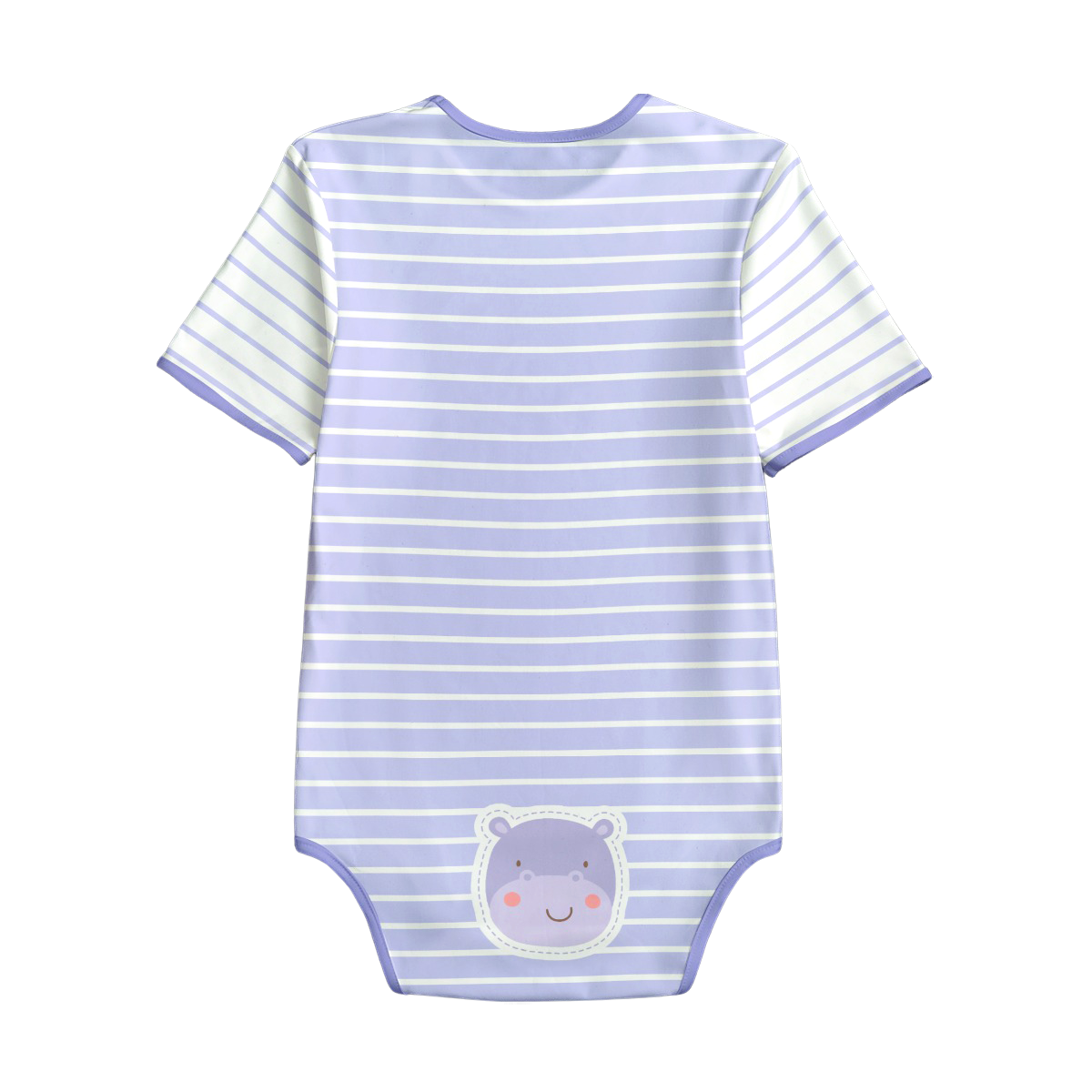 ABDL Onesie - Purple Hippo