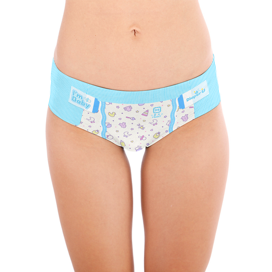 Baby Girl Panties - I'm Baby (Baby Blue)