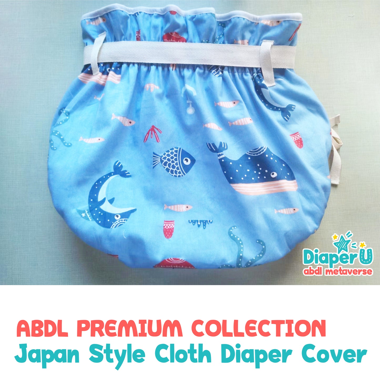 Japan Cloth Diaper Cover - Little Ocean Explorer