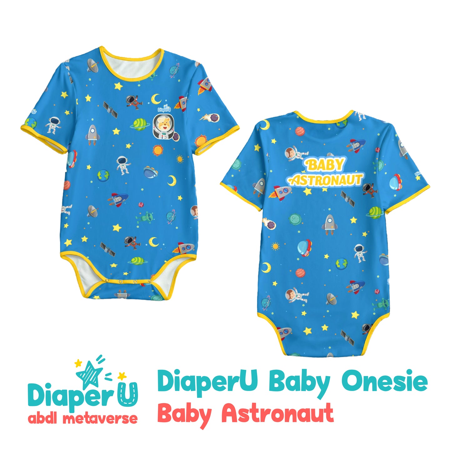 ABDL Onesie - Baby Astronaut