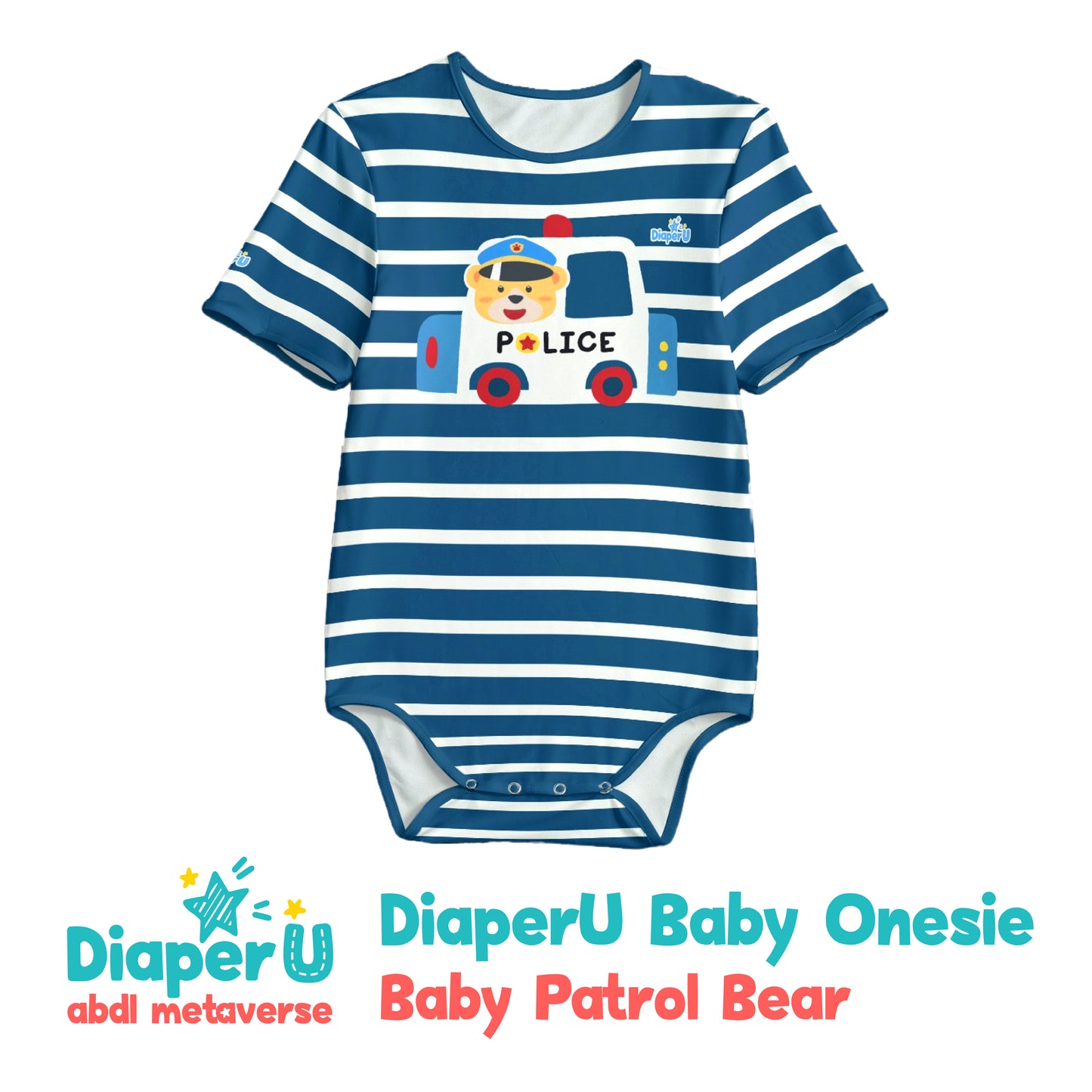 ABDL Onesie - Baby Patrol Bear