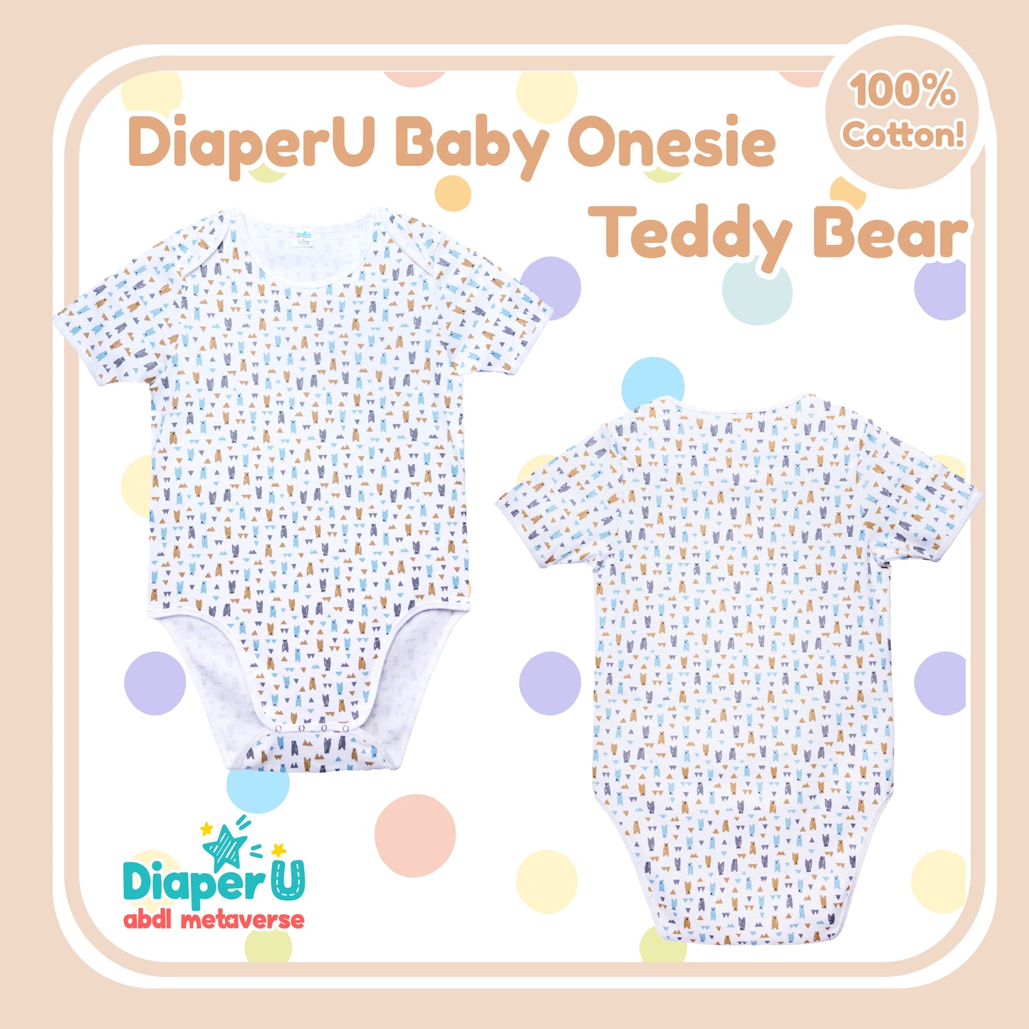 ABDL Onesie - Teddy Bear