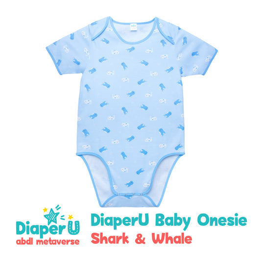 ABDL Onesie - Shark & Whale