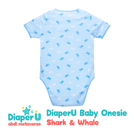 ABDL Onesie - Shark & Whale