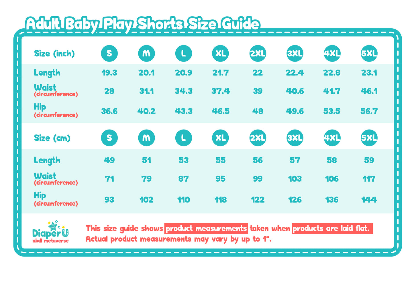 Adult Baby Play Shorts - Grey