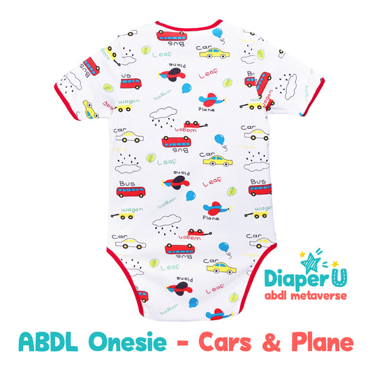 ABDL Onesie - Cars & Plane