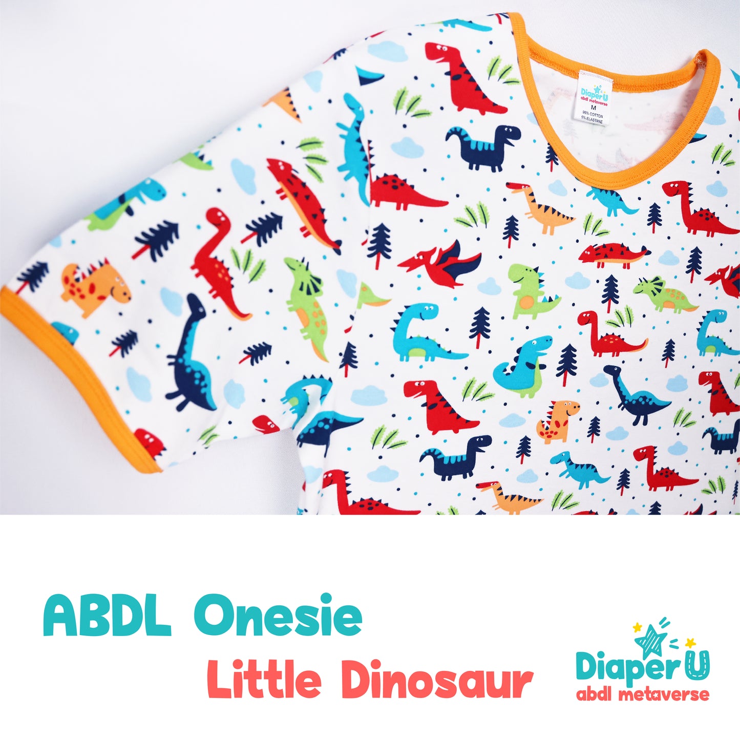 ABDL Onesie - Little Dinosaur