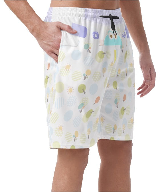 Adult Baby Play Shorts with Drawstring