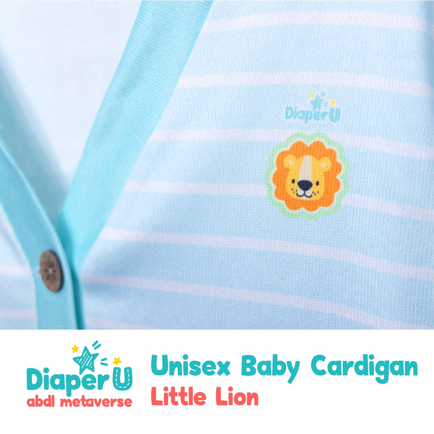 Unisex Baby Cardigan - Little Lion