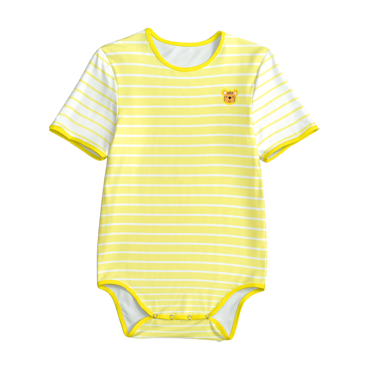 ABDL Onesie - Yellow Tiger