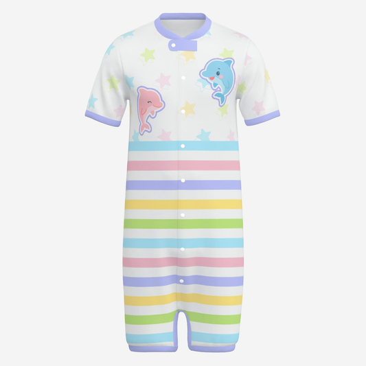 Snap-Up Sleepytime Romper - Baby Dolpho