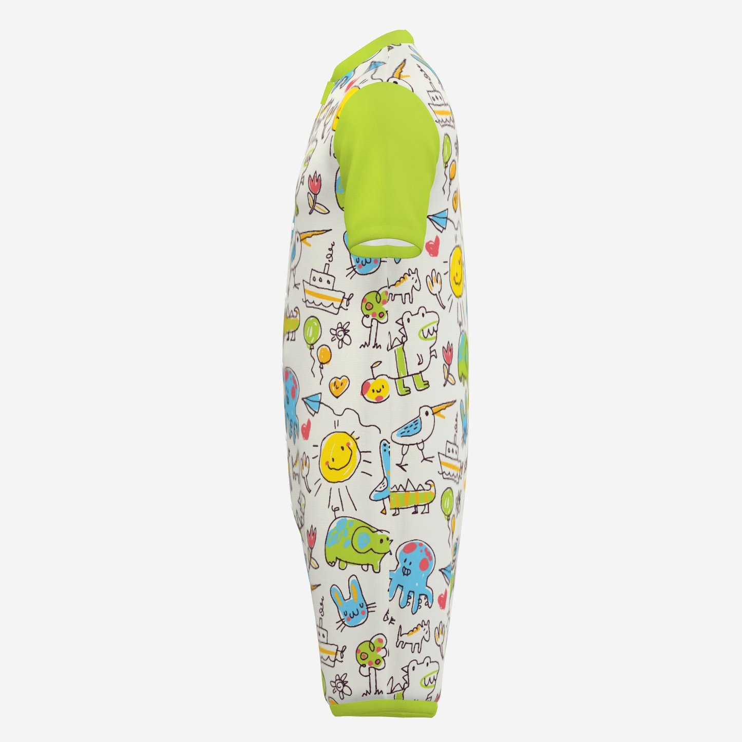 Snap-Up Sleepytime Romper - Doodle Safari