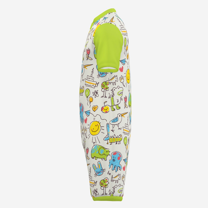 Snap-Up Sleepytime Romper - Doodle Safari
