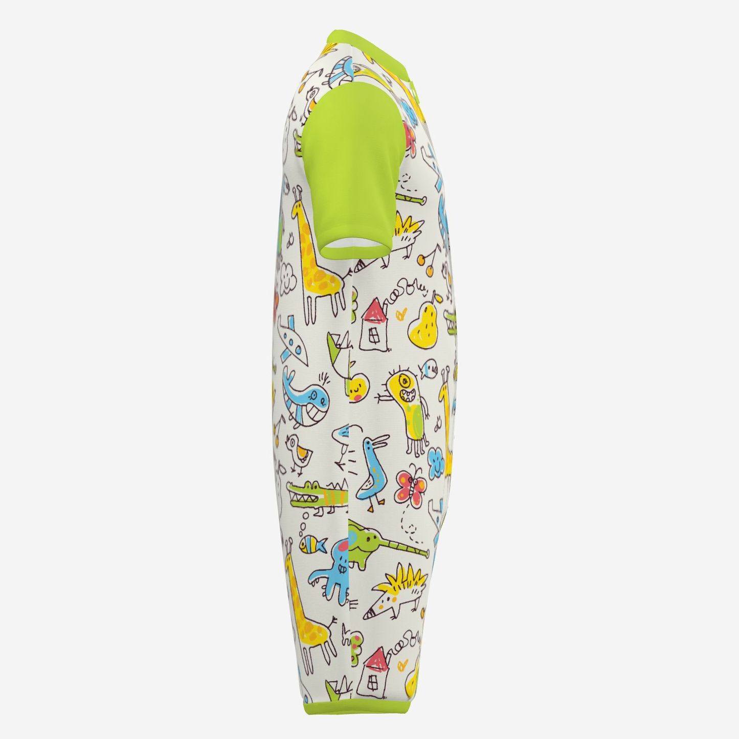 Snap-Up Sleepytime Romper - Doodle Safari