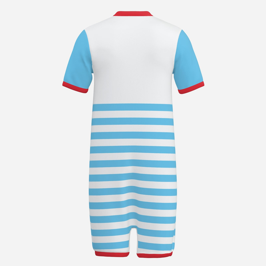 Snap-Up Sleepytime Romper - Baby Elephant