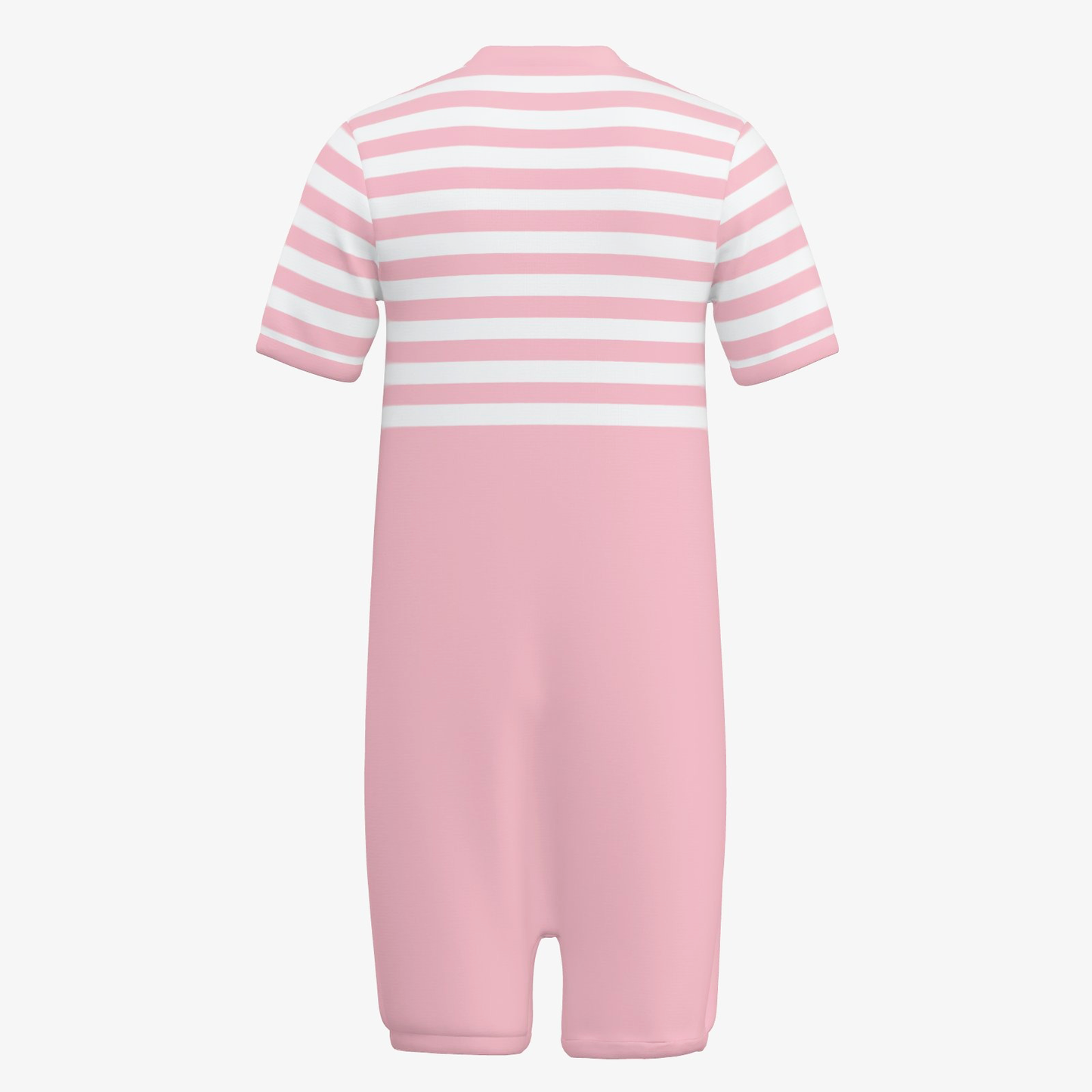 Snap-Up Sleepytime Romper - Polar Bear (Baby Pink)
