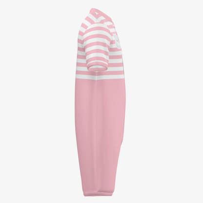 Snap-Up Sleepytime Romper - Polar Bear (Baby Pink)