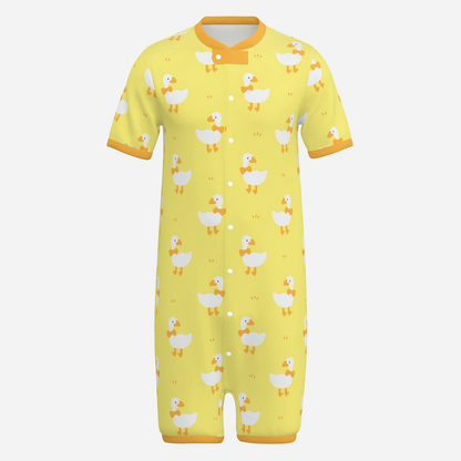 Snap-Up Sleepytime Romper - Baby Ducky