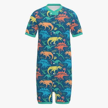 Snap-Up Sleepytime Romper - ROAR Dinosaur