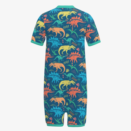Snap-Up Sleepytime Romper - ROAR Dinosaur