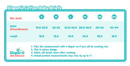 Cotton Baby Briefs - Little Snuggle Trio (3 Briefs)