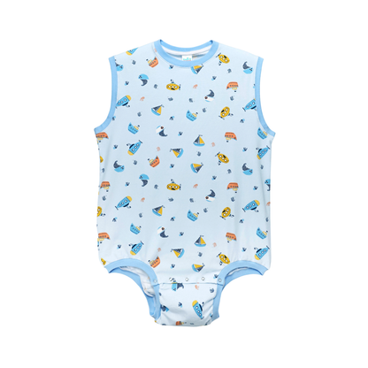 ABDL Onesie (Sleeveless) - Little Ships