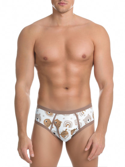 ABDL Big Boy Underwear - Brown Baby Animals