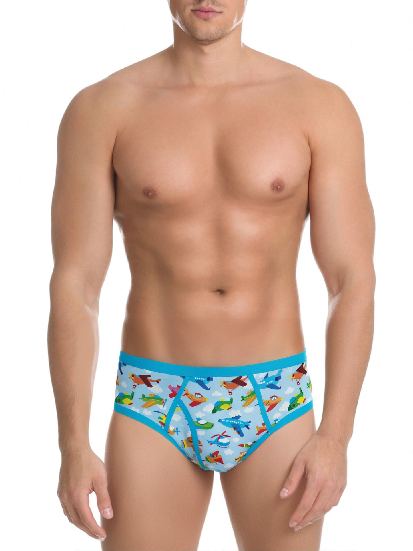 ABDL Big Boy Underwear - Baby Blue Airplane