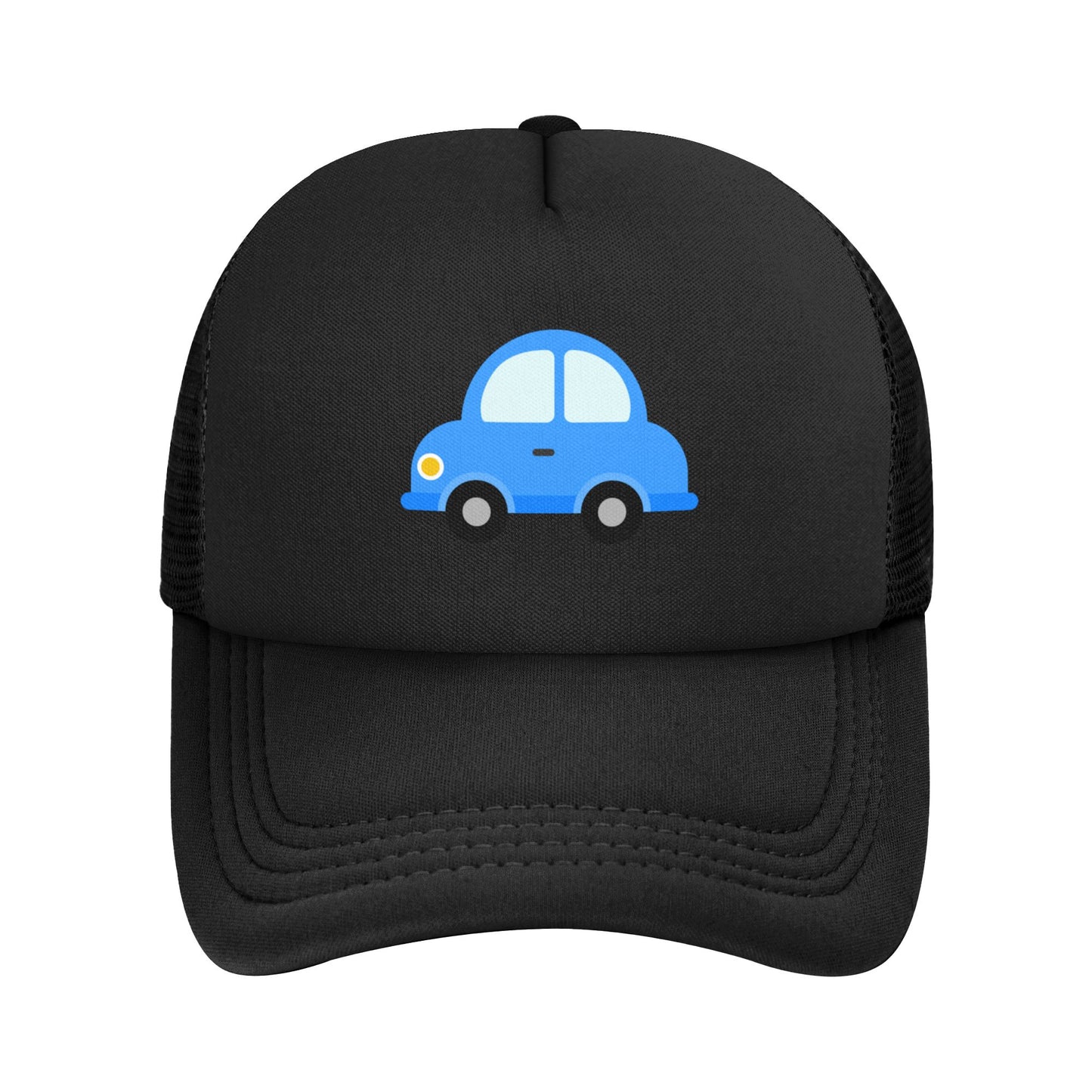 Blue Baby Car Snapback Hats (Red Black)