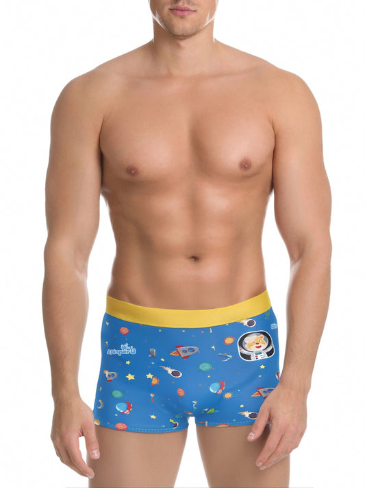 Baby Boy Boxer Briefs - Baby Astronaut - Fit for All, Up to 6XL!
