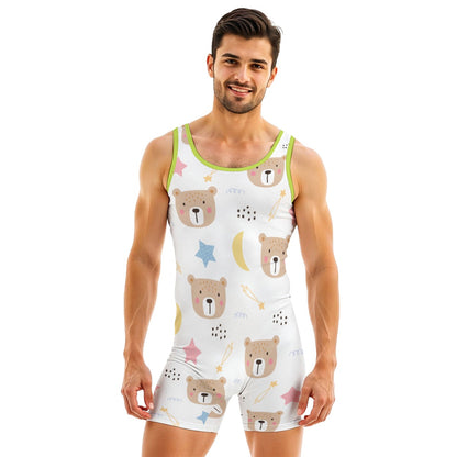ABDL Playtime Snug-Suit - Baby Bear (Green)