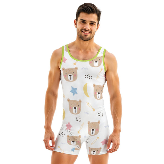 ABDL Playtime Snug-Suit - Baby Bear (Green)