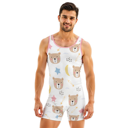 ABDL Playtime Snug-Suit - Baby Bear (Pink)
