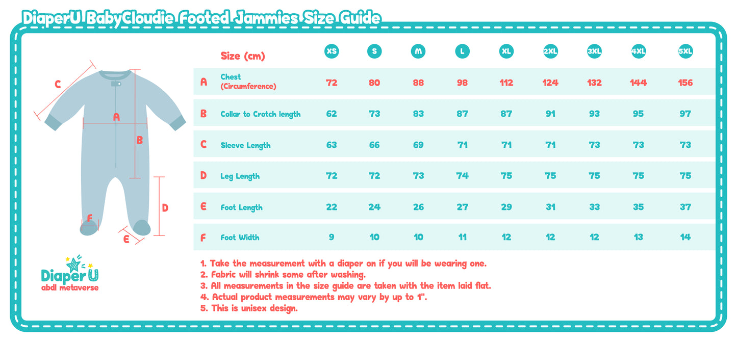 BabyCloudie Plush Fleece Footed Jammies - Baby Bear